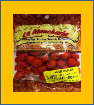 JAPONÉS ENCHILADO
100 GRS