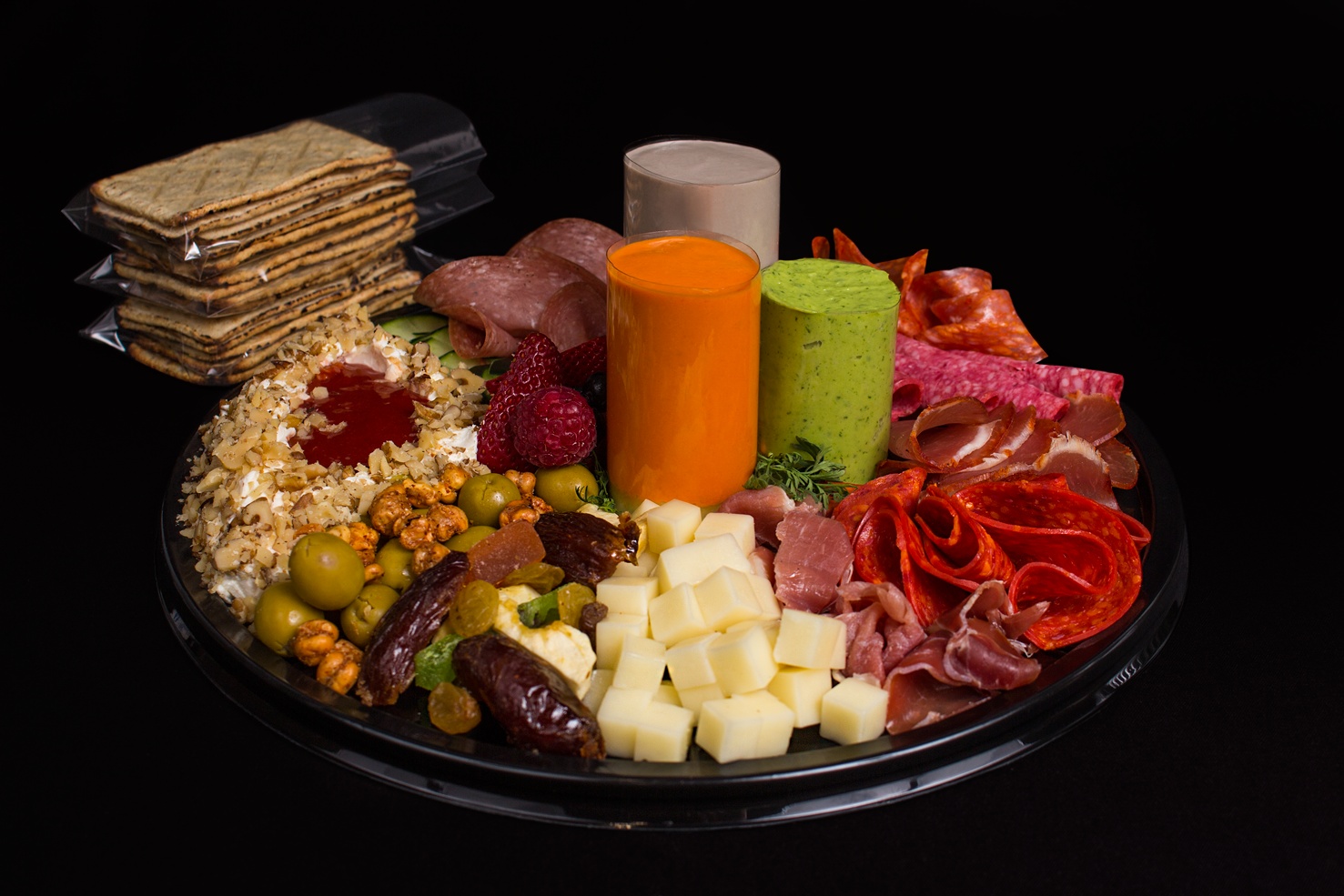 Charola de carnes frías