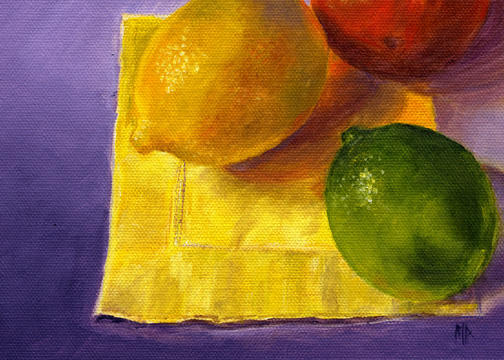 Happy Hour ~ 5"x7" Oil on Canvas Panel  SOLD