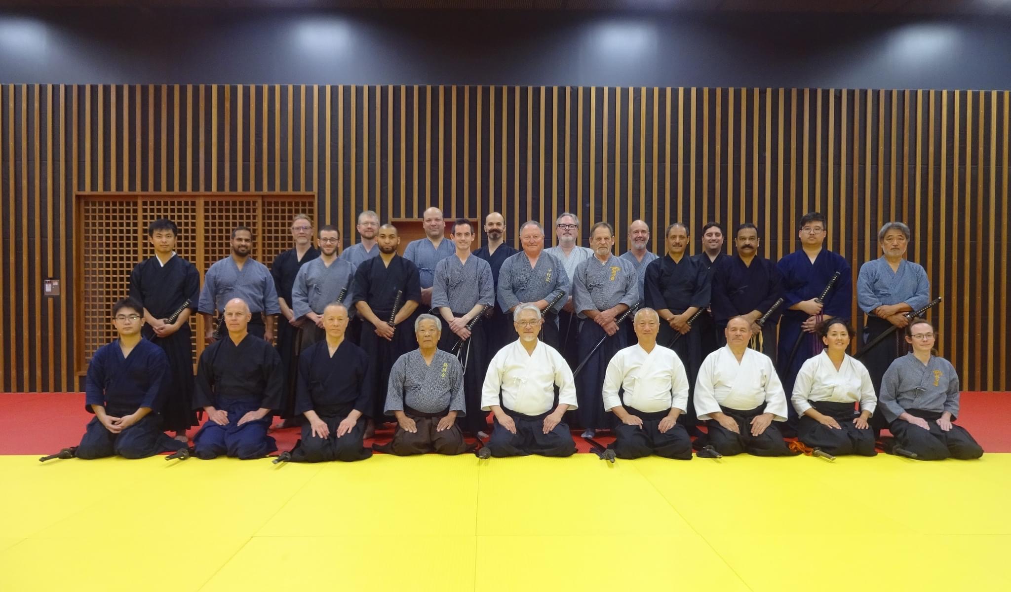 Thursday pre-taikai practice group at the Yokohama Budokan - beautiful facility.