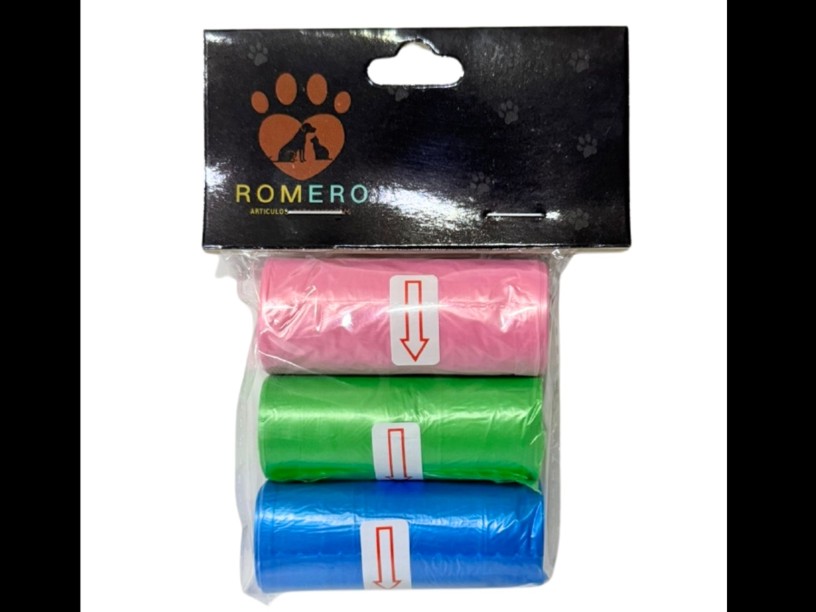 BOE3 BOLSAS PARA ESCRETAS 
3 PZS