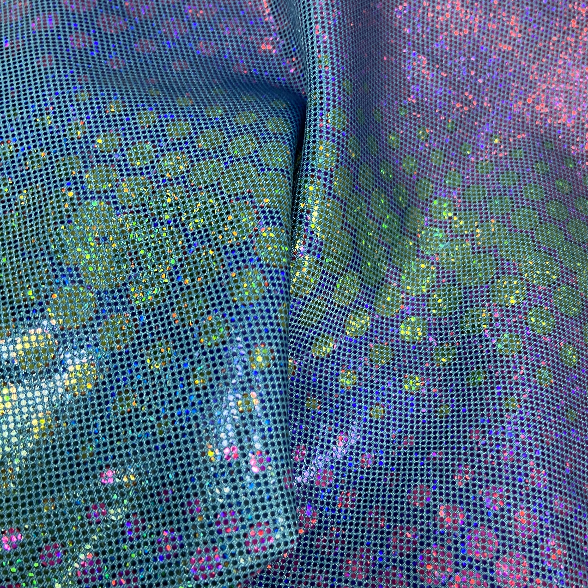 Mystic hologram on aqua 