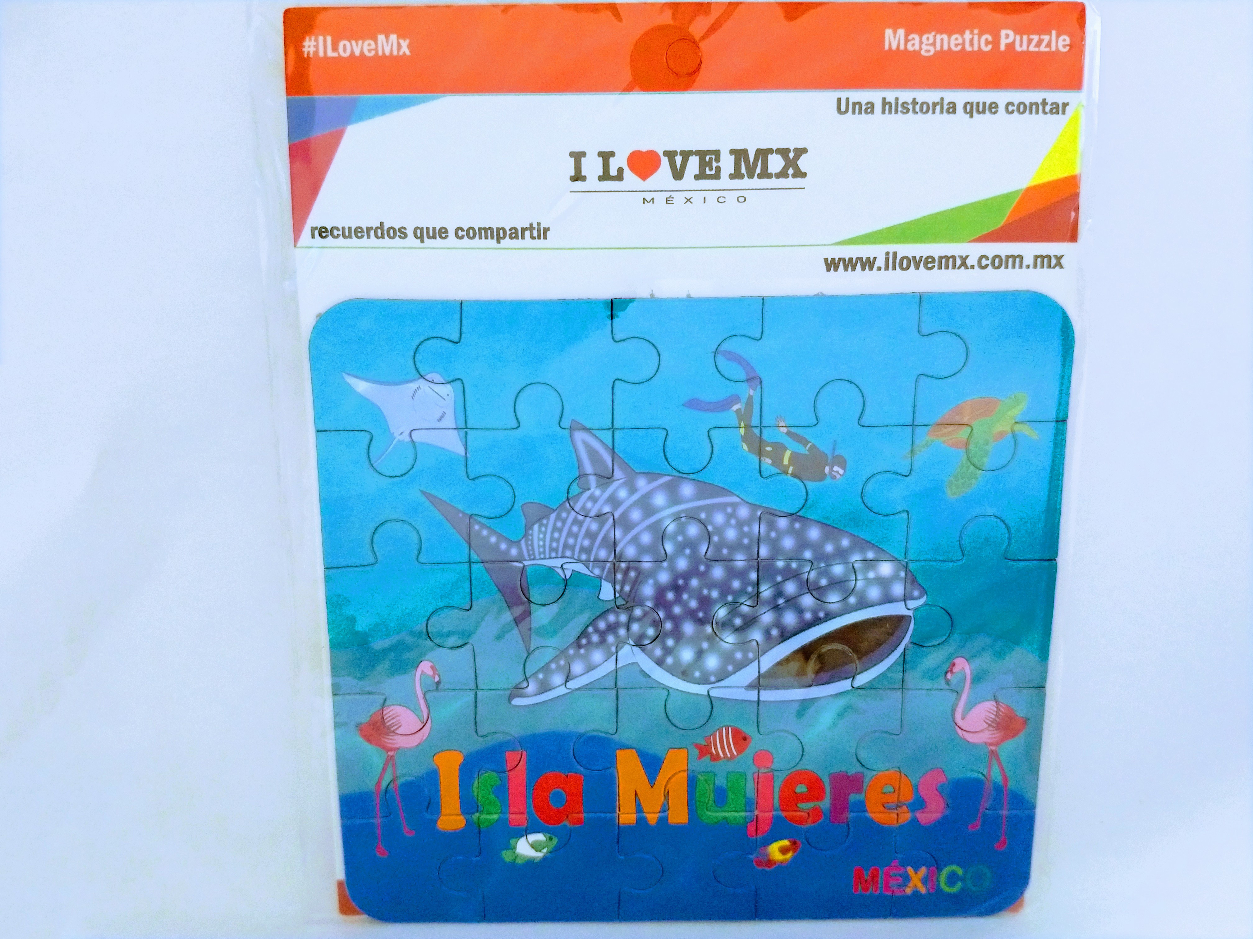 IMÁN ROMPECABEZAS
ISLA MUJERES
11cm Ancho
10cm Alto