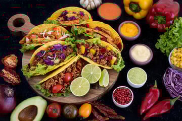 Plate with food