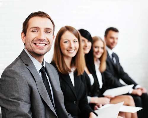 Candidates Came for Interview