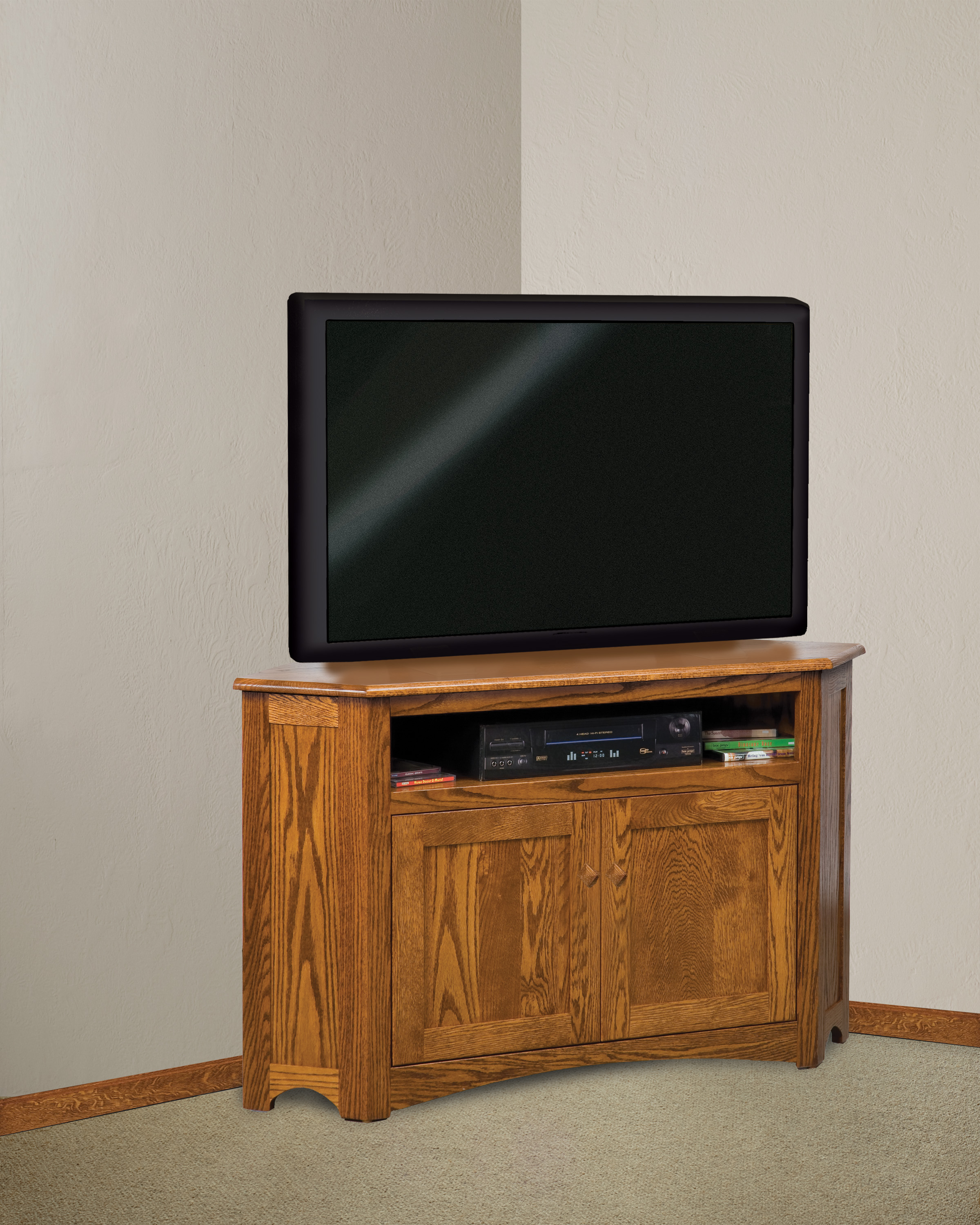 Mission Corner Media Console