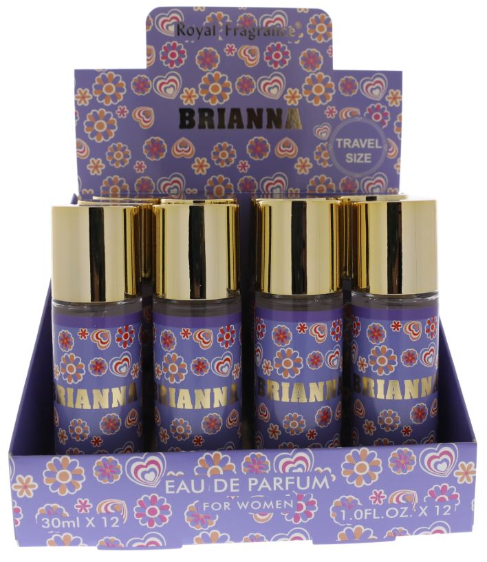 BRIANA TRAVEL SPRAYS 
12 PC DISPLAY
52203
