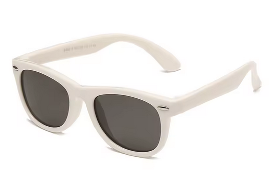 Klassische farbige Kinder-Sonnenbrille aus Silikon mit UV400-Filter für Mädchen und Jungen