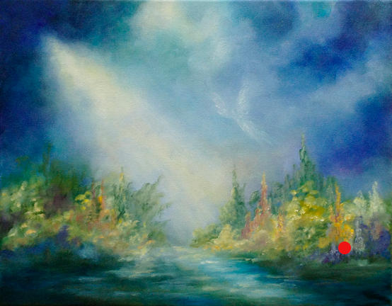 Angel In Flight
11 x 14 Oil Painting on Canvas