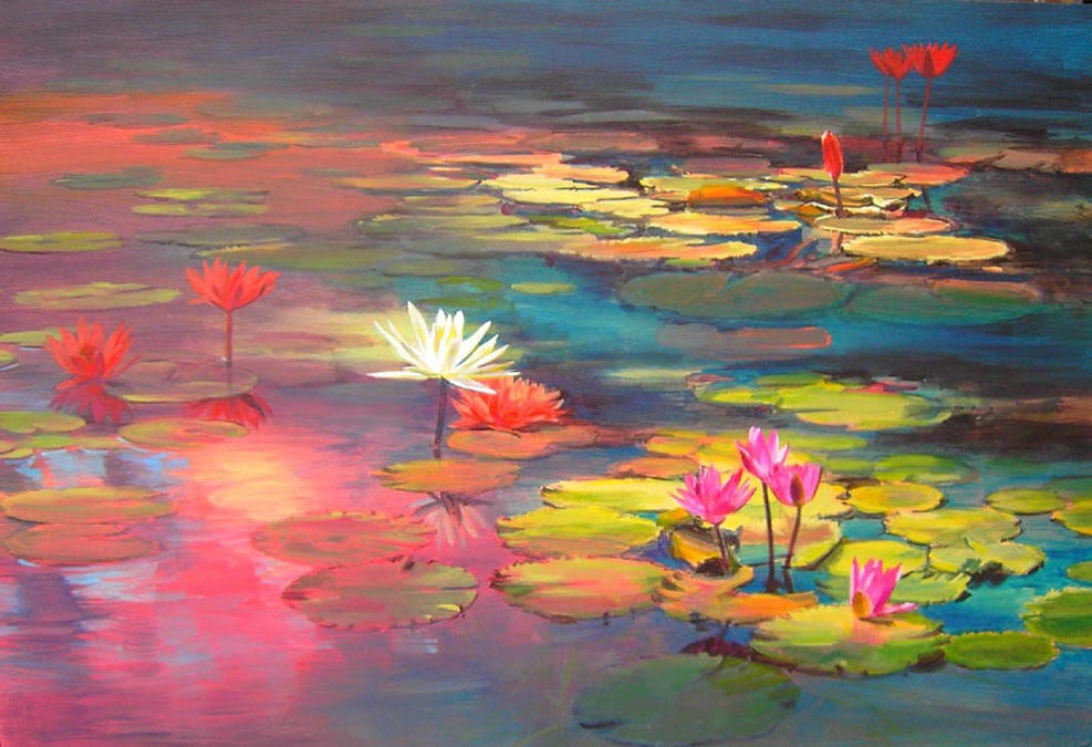 Waterscape-Evening 24x36