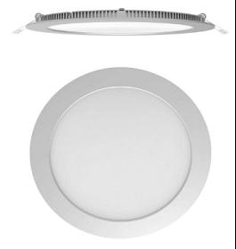 Panel LED SLIM 12W 6" /85-265V 
6500K - Redondo Incrustar Lumek  
Código 15002 