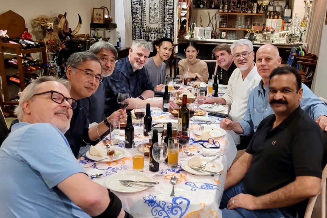 Post training dinner - excellent Lebanese restaurant.