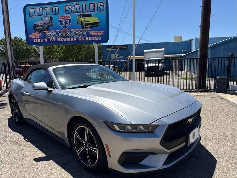 2024 Ford Mustang from 33 Auto Sales
Miles: 51,382
Drive: RWD
Trans: Automatic, 10-Spd w/SelectShift
Engine: 4-Cyl, Turbo, EcoBoost, 2.3 Liter
Exterior: Gray
Interior: Black
Stock: 1682
VIN: 1FAGP8UHXR5137669
