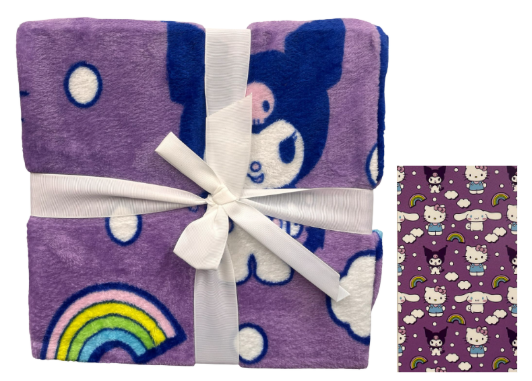 JF14492POE
BLANKET CLOUDS RAINBOWS AND FRIENDS 
032281144920
24 CS PACK