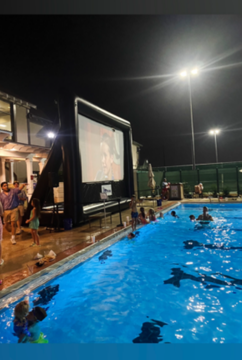 Fixed Frame Projector Screen Setup