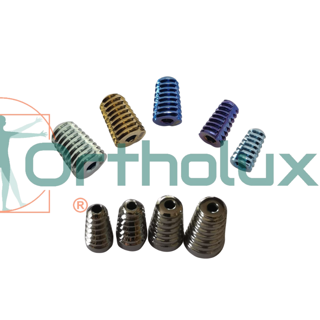 TORNILLOS CÓNICOS 
(PARA PIE PLANO)