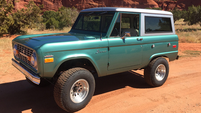 1970 Bronco in for repairs