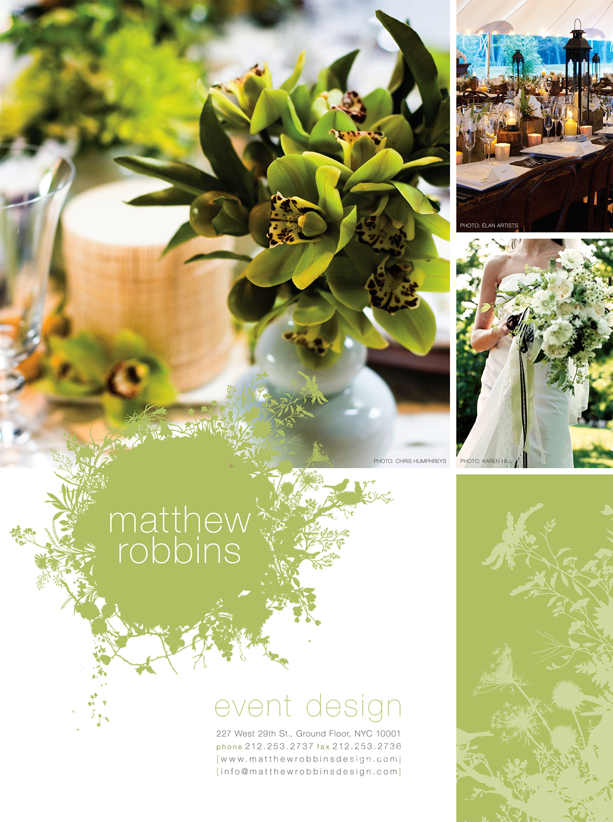 Advertisement for Matthew Robbins Design