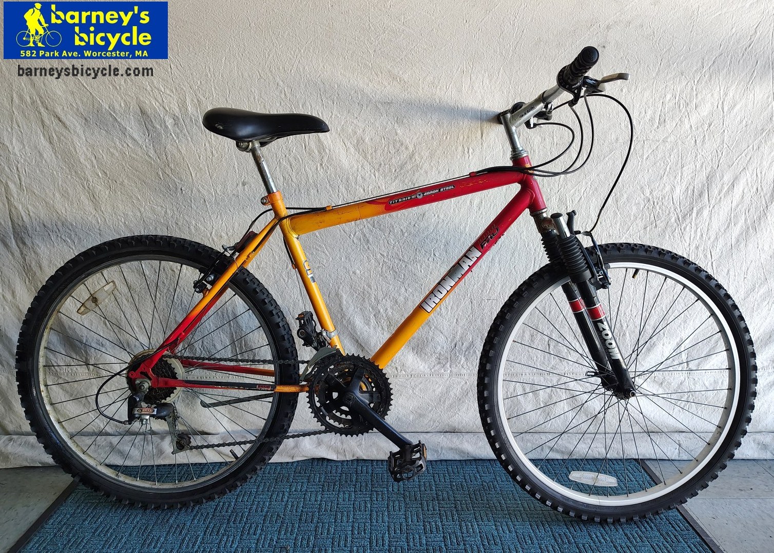 Huffy Ironman Pro
Frame Size: 19" LG / Rider Height: 5'9-6'0
Price: $124.00 (Professionally Tuned)