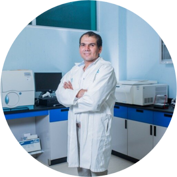 Happy female customer