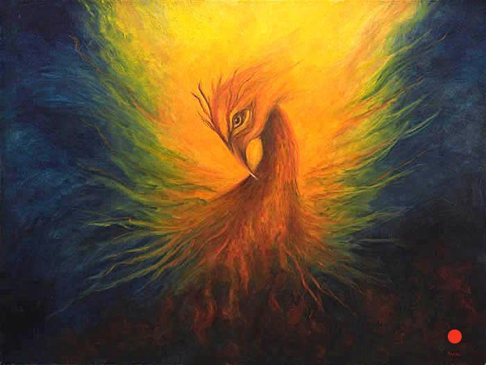 Firebird   
30 x 40 inches
Oil on canvas
