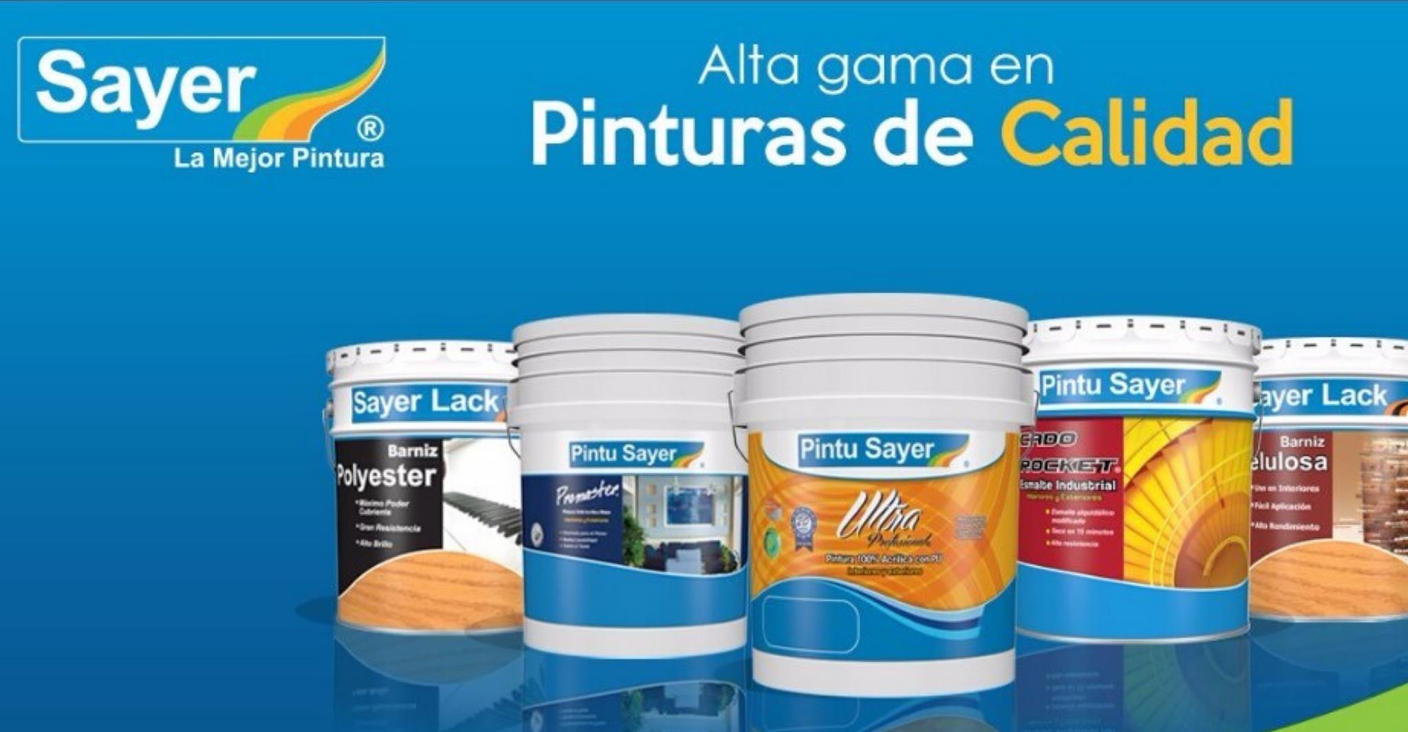 Pintura Sayer Ultra Profesional acrílica con poliuretano para exteriores, duración 20 años y acabados satinado o mate en casa moderna Pintura Sayer Ultra Profesional acrílica con poliuretano para exteriores, duración 20 años y acabados satinado o mate en casa moderna