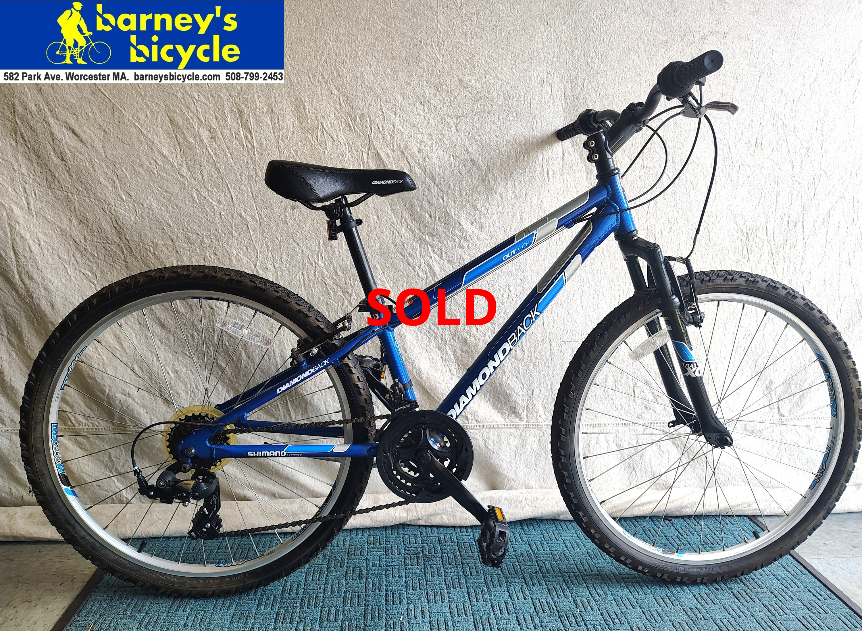 Diamondback Outlook  (XS Adult)
Wheel Size: 26"/ Rider Height: 4'11-5'2
Price: $279.00  (Professionally Tuned)