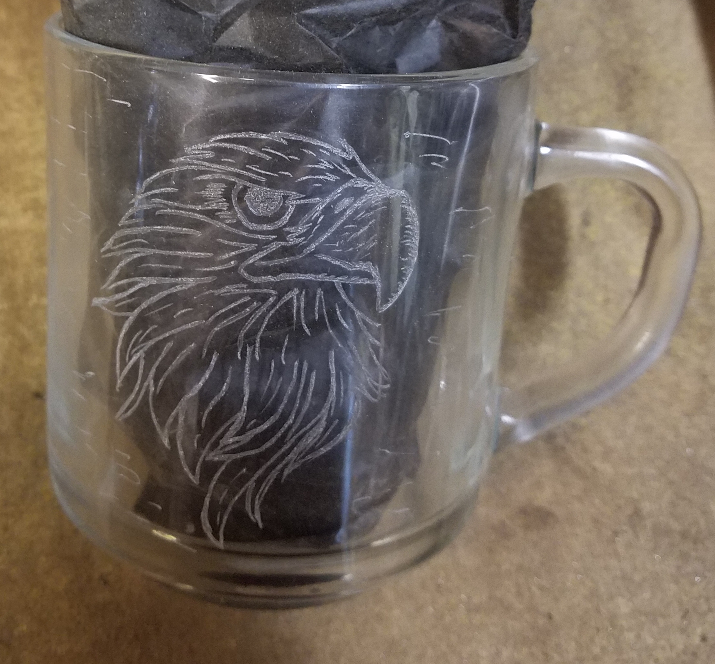 Eagle engraved coffee mug... $30.00 ea
