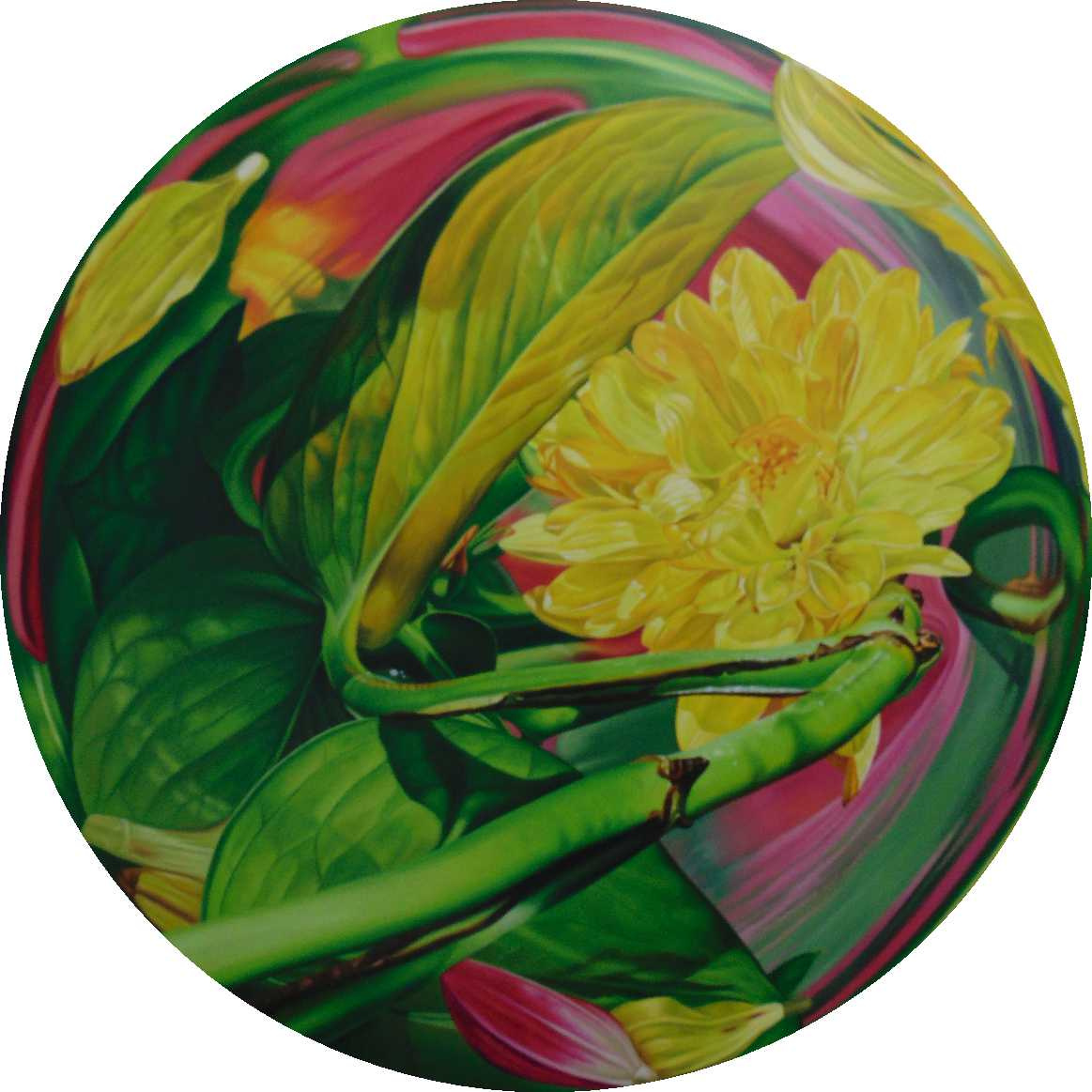 Técnica: Óleo/Madera
Dimensión: 2mts diámetro