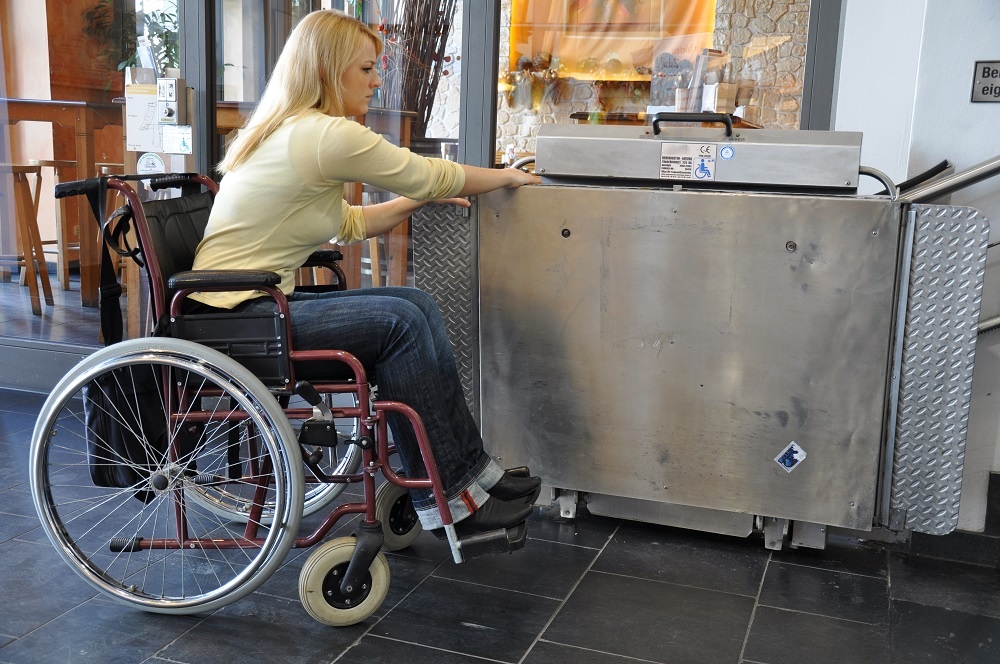 Lady Siting on Wheelchair