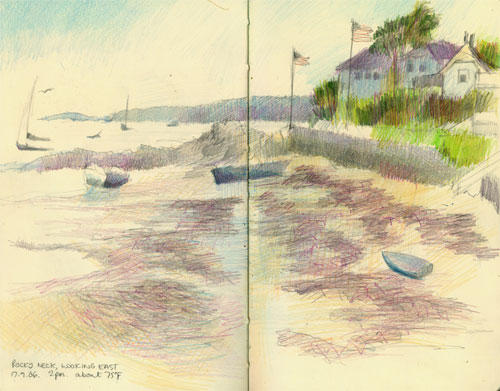 Rocky Neck, looking east