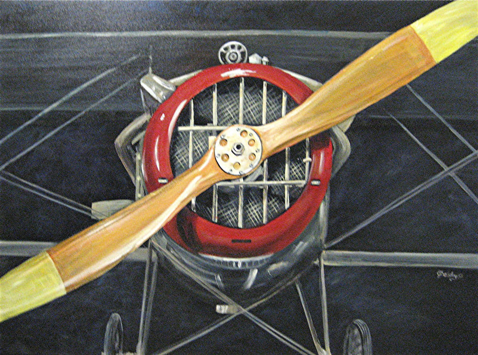 "Spad VII", Acrylic, 30x40_SOLD