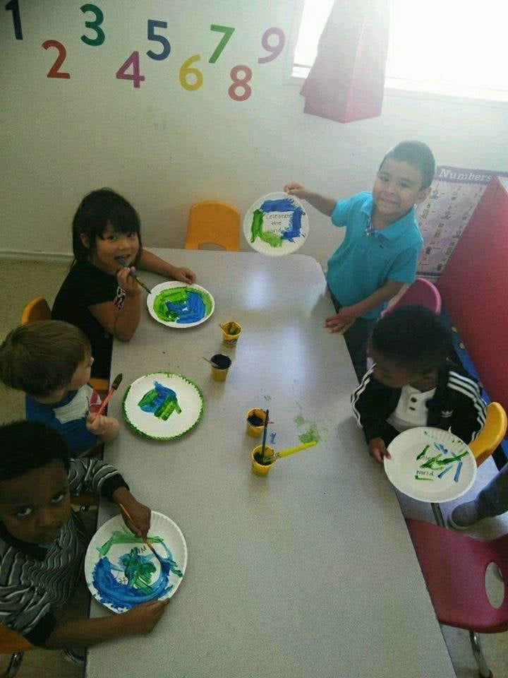Kids Painting Plates