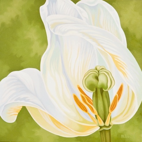 "My Heart Grows Back" 24 x 24