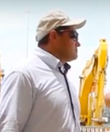 Happy female customer