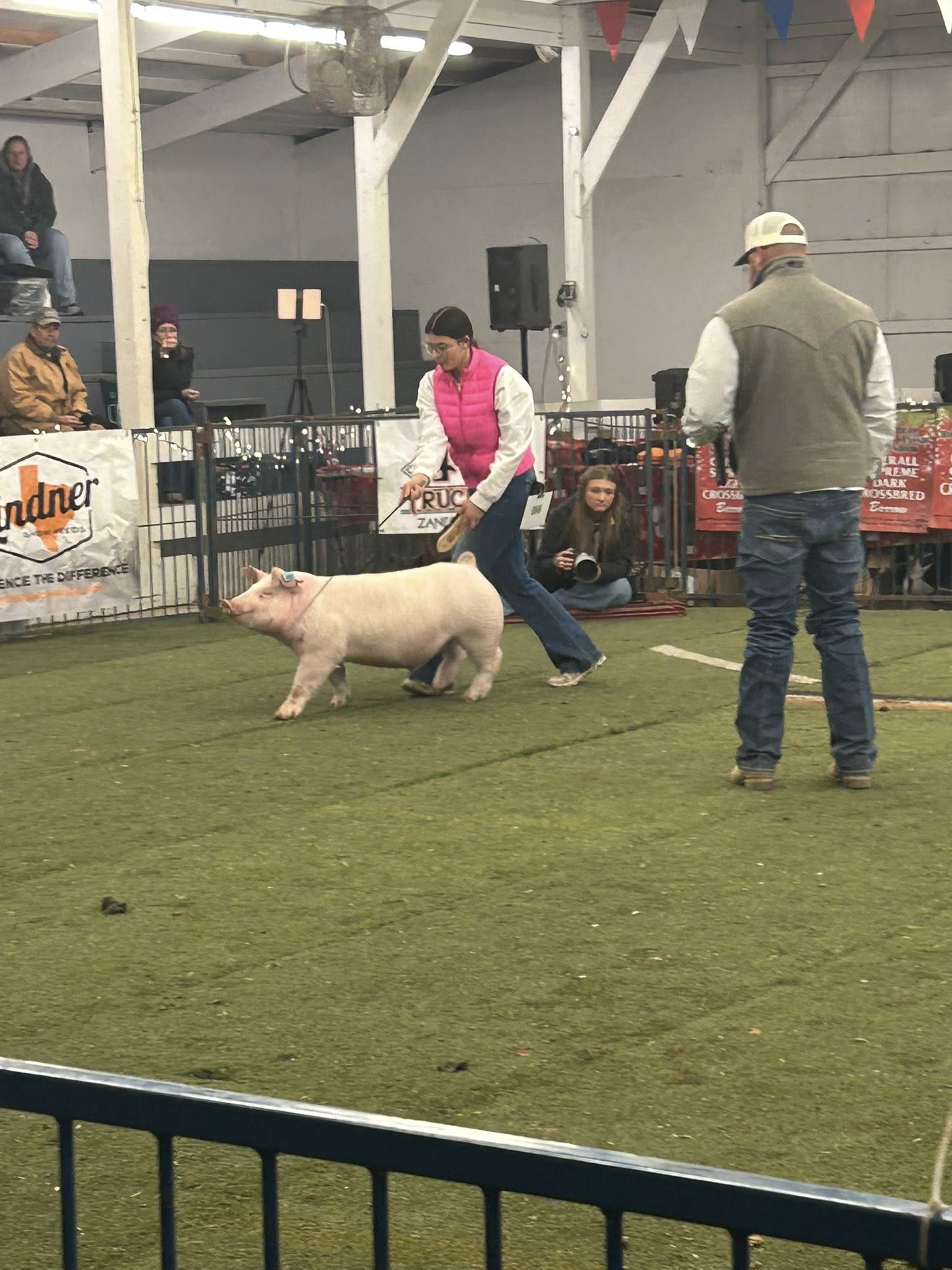 Piper Allen
2025 Jingle Bell Rockout Classic
Champion Chester White Barrow
Champion Tennessee Bred
Chester White Barrow
