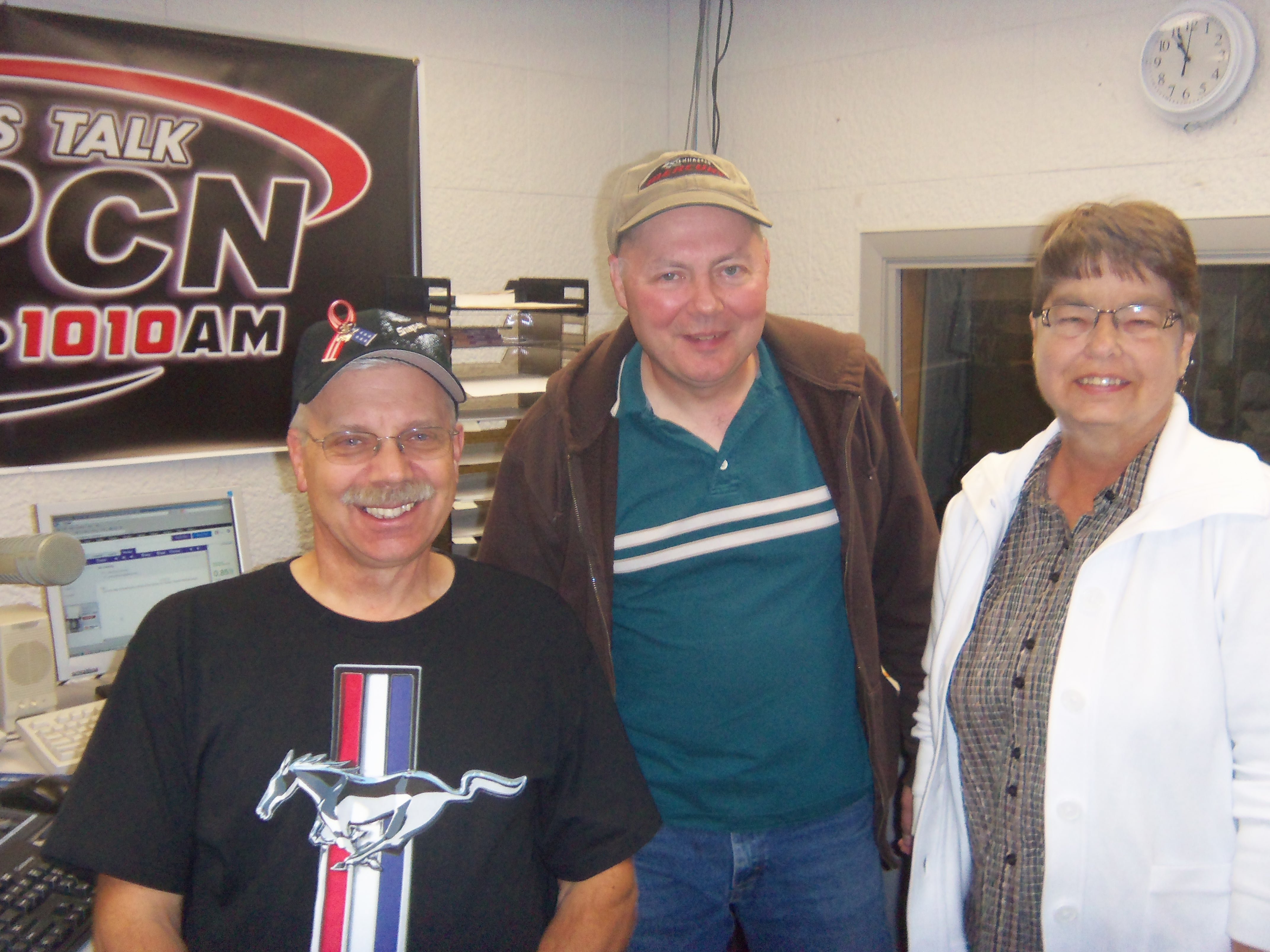 Don Wayerski and wife Karen at WPCN Radio in Stevens Point, WI