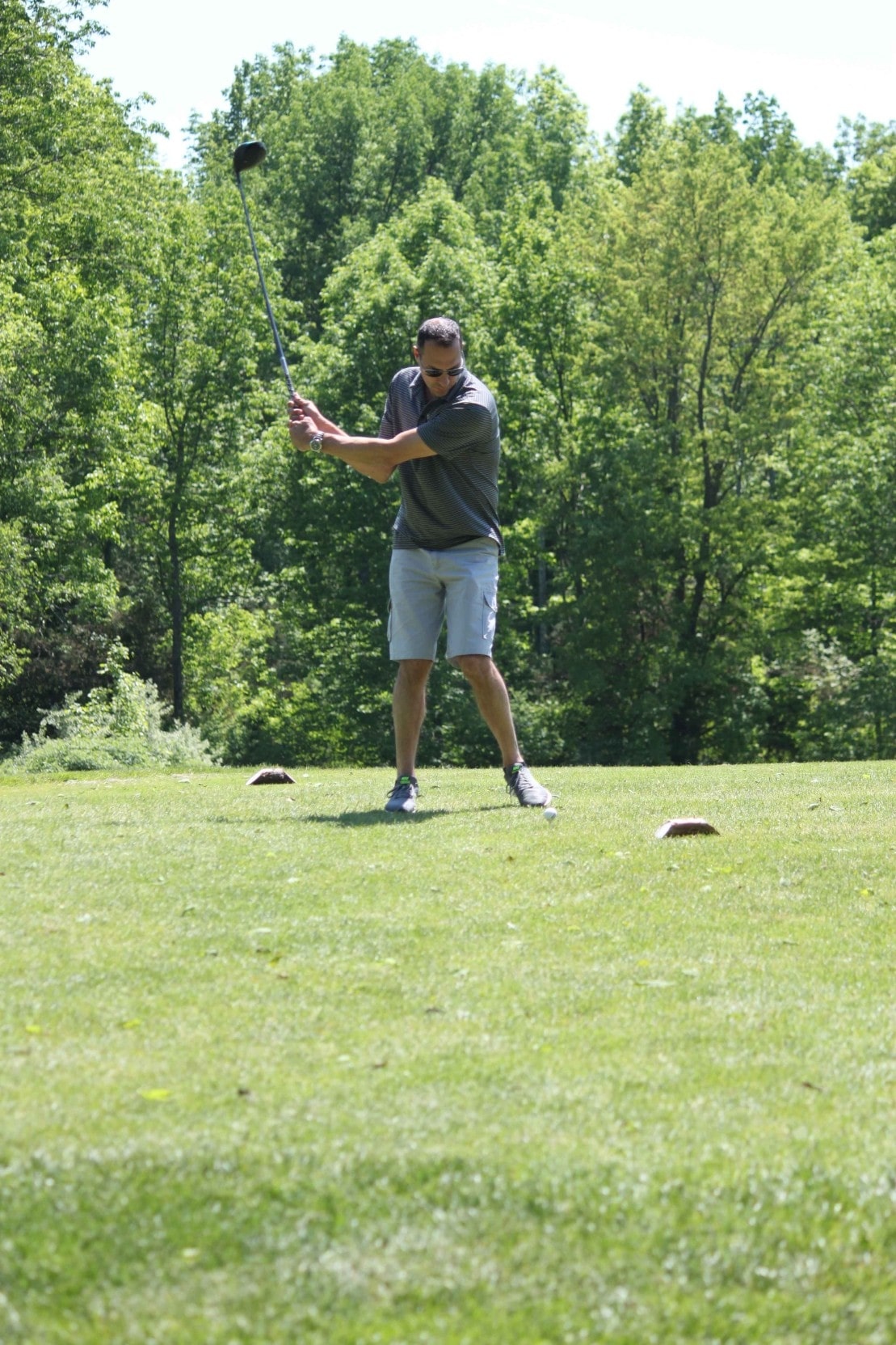 Golfer in Action