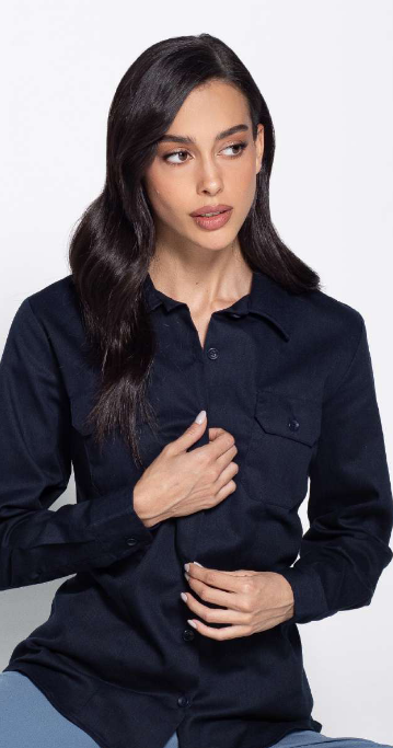 CAMISA DE TRABAJO MANGA LARGA ESTILO 6500L PLAYERYTEES CABALLERO Y DAMA 