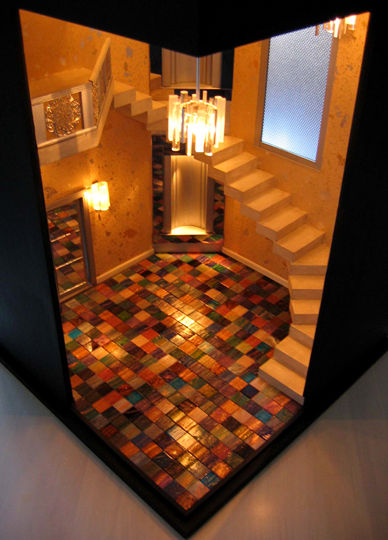 Deco Geometry &
Glass Mosaic Floor