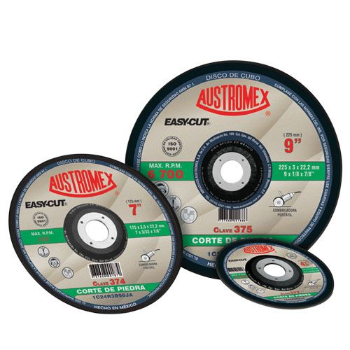 Discos de corte

Gran variedad de discos de corte
desde 4-1/2" hasta 14".
Marca AUSTROMEX