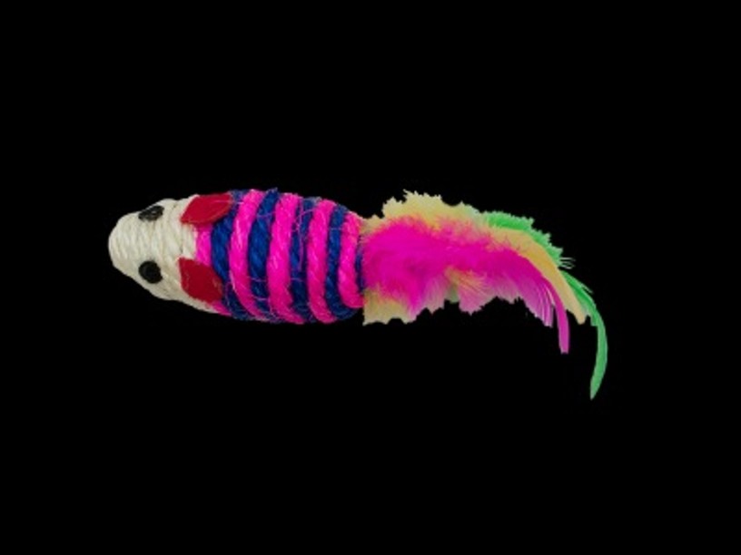 FL8747 JUGUETE RATON C/PLUMAS