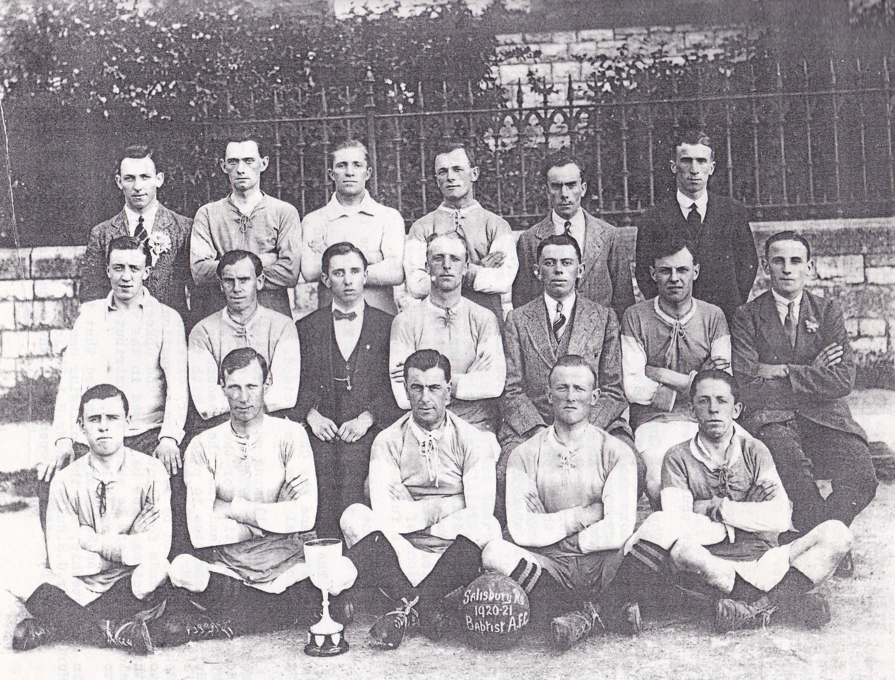 The Church Football Team, 1921.