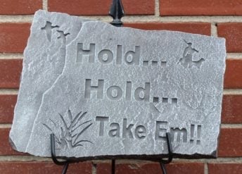 (69) "Concrete" Memorial Stone
(Hunter-Mallard Duck)
$50.00