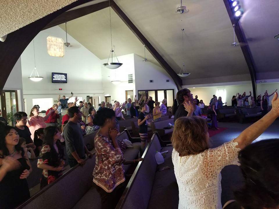 Church Members Worshipping