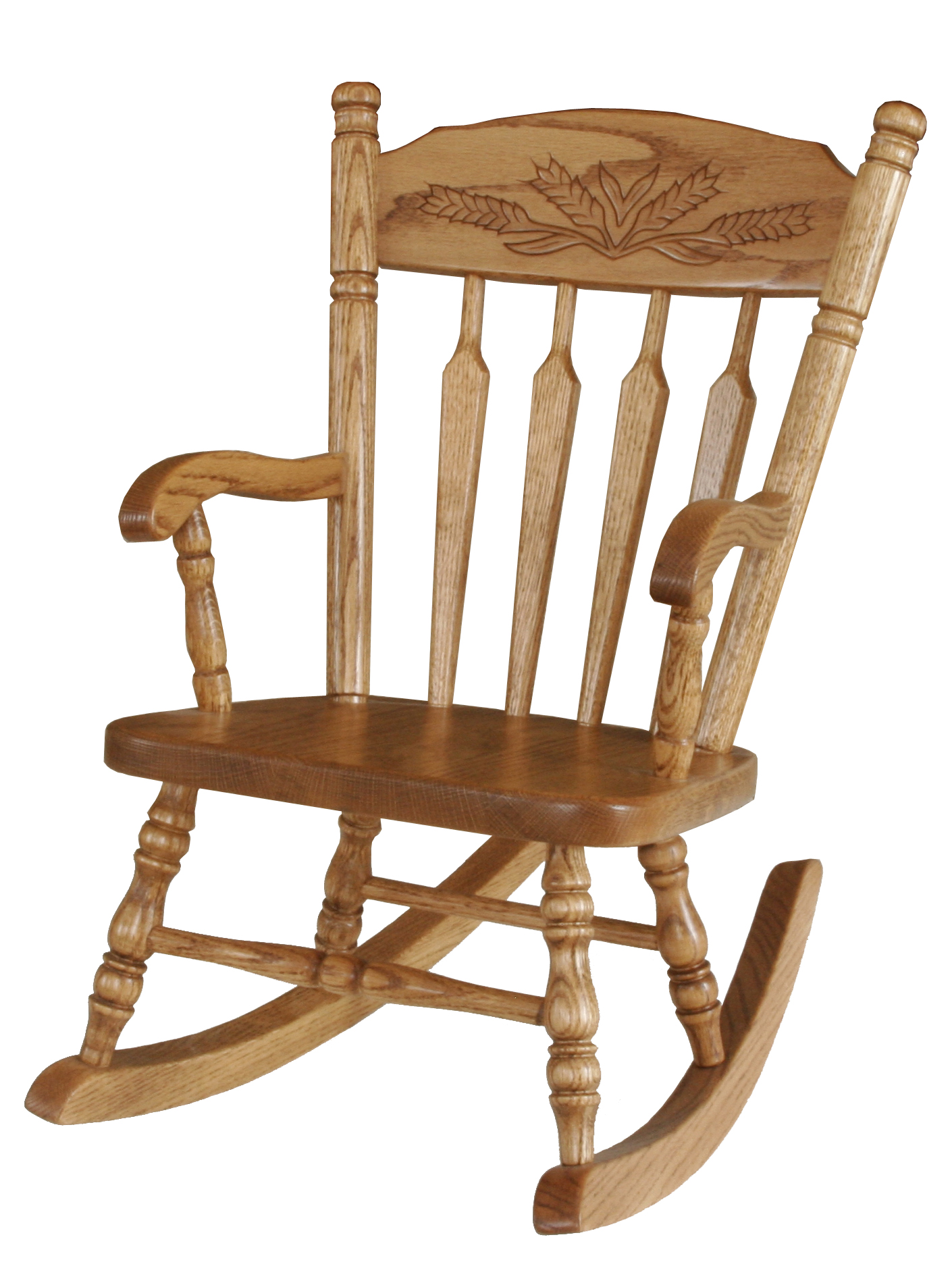 Post Type Wheat Child's Rocker-#66