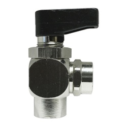 F x F Angle  Ball Valve Panel Mount

