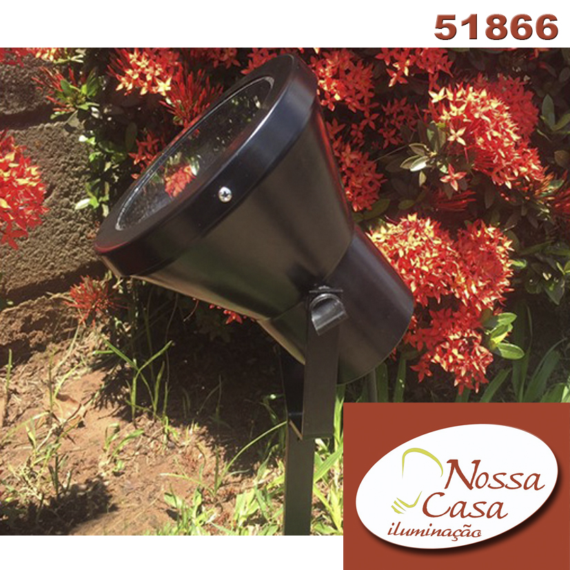 Espeto PE05 preto p/ 1 Par30