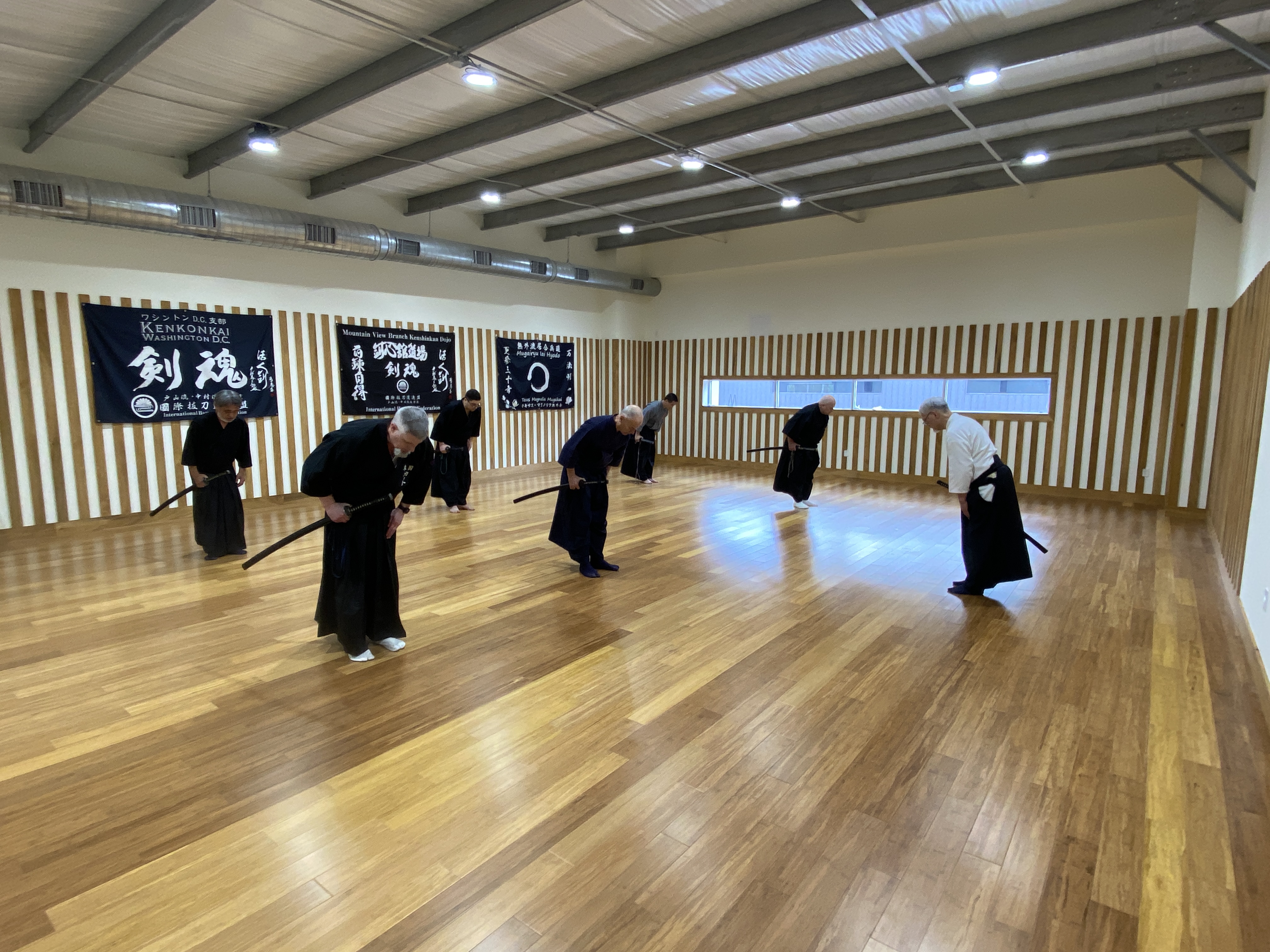 Sunday morning - Mugairyu Iai Hyodo training session.