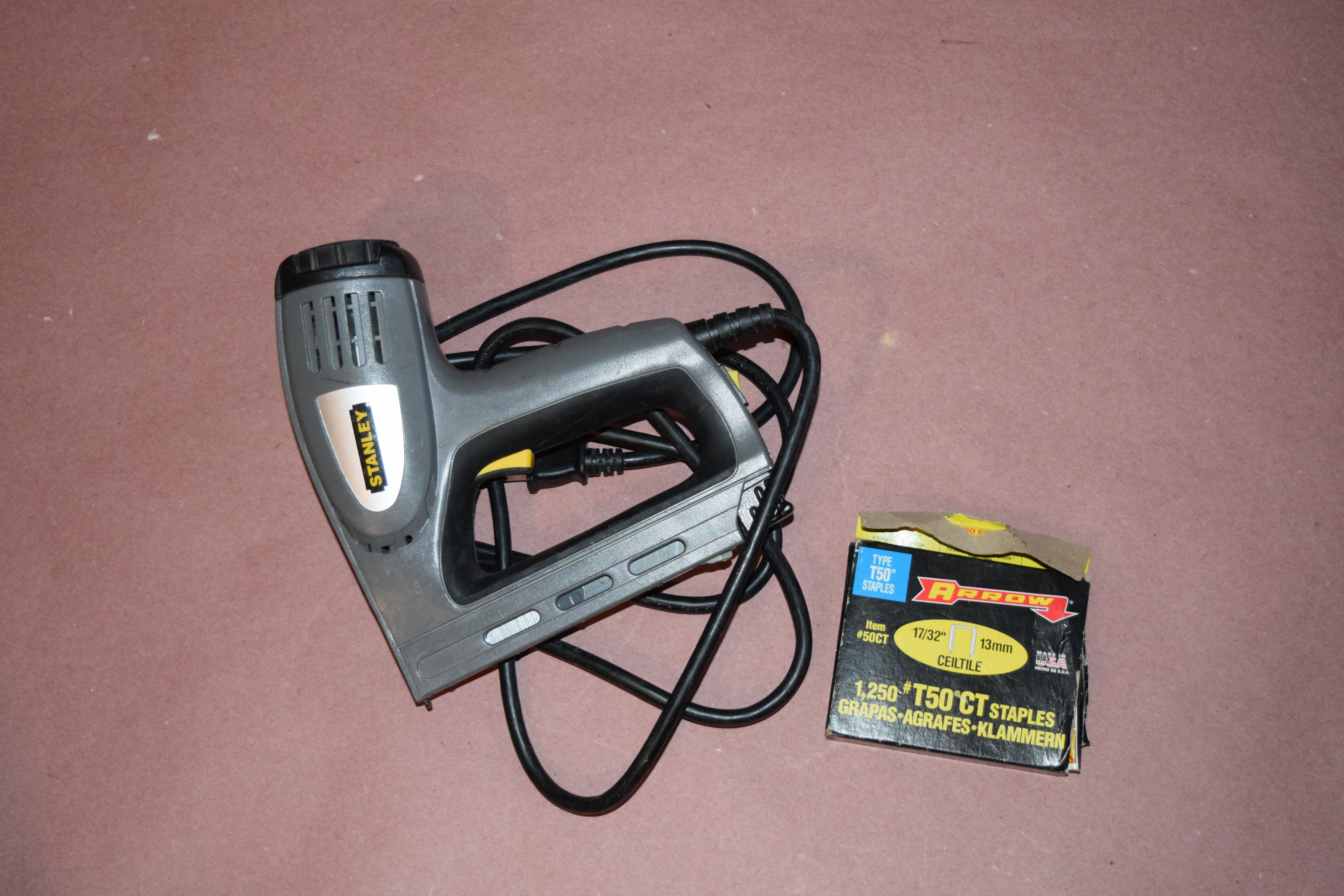 Electric Stapler (Model TRE550 by Stanley)